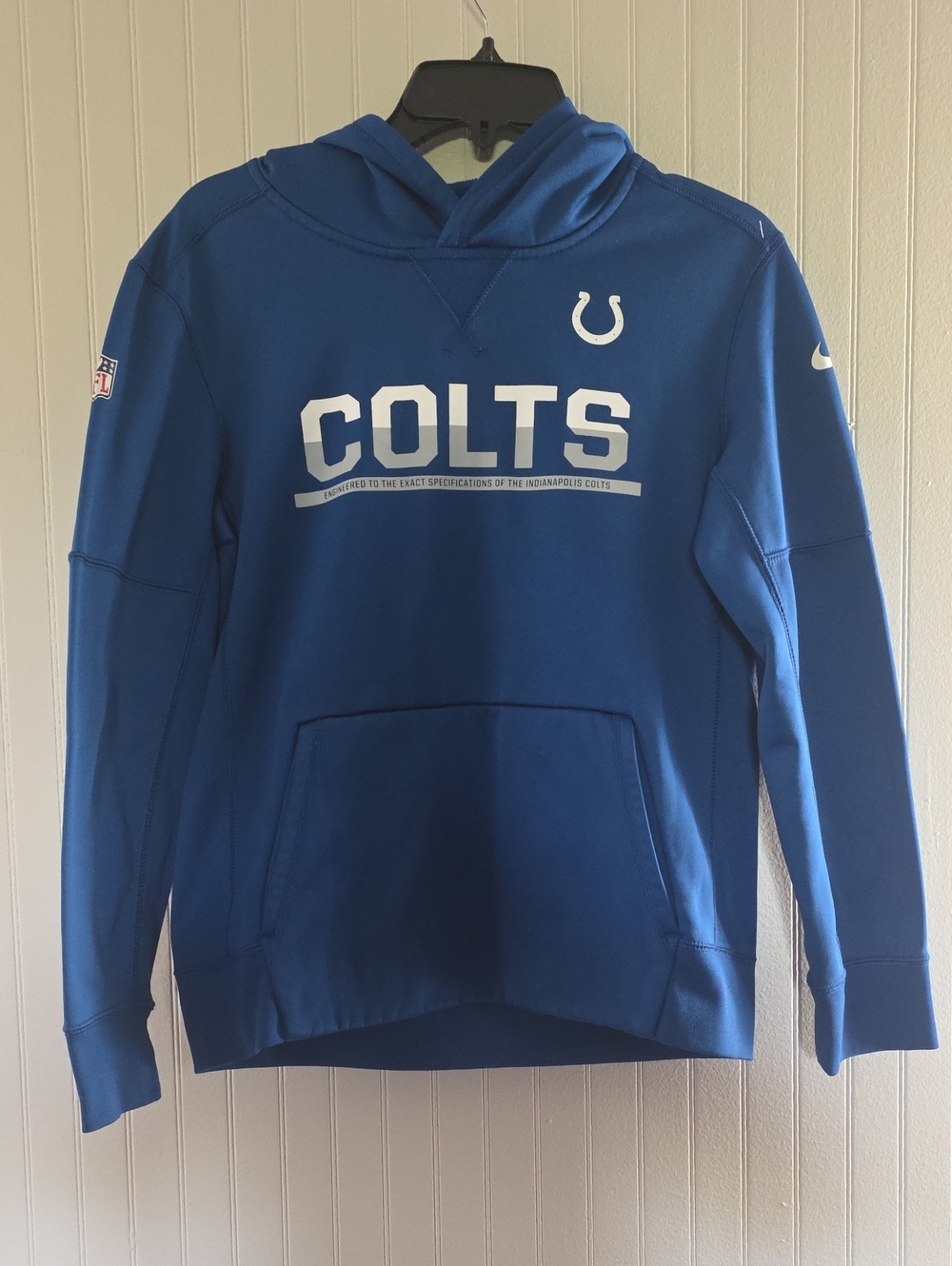 NFL Royal Blue Therma-Fit Hoodie with Team Label